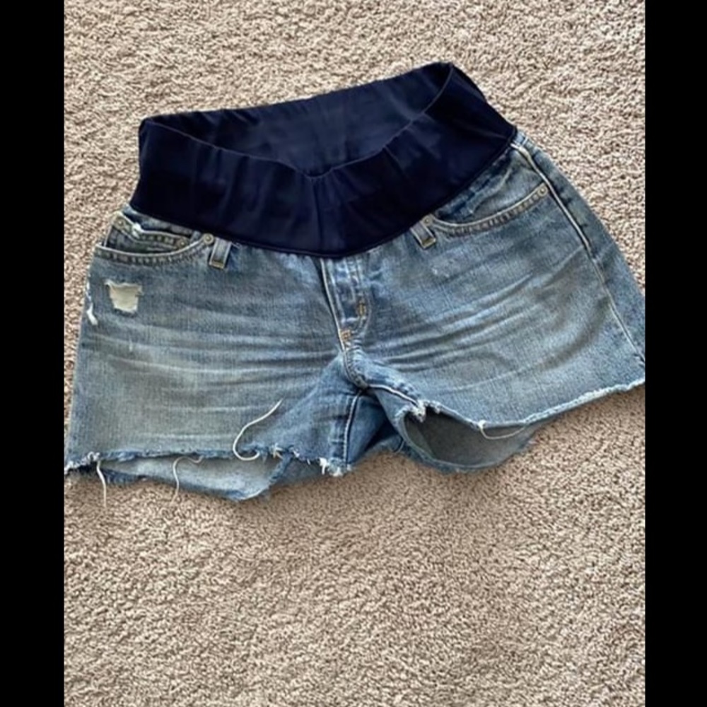 Maternity jean shorts GAP
